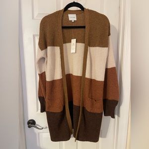 Women's Open Cardigan - Rose Pink L